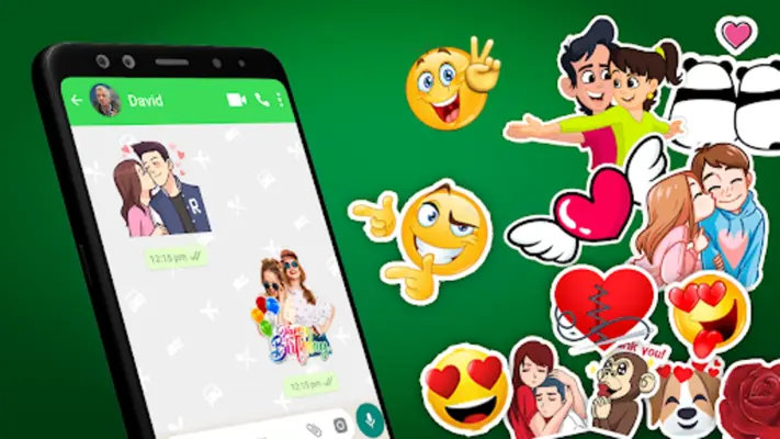 All Stickers Pack for WhatsApp android App screenshot 1